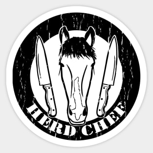 Herd Chef - Black Sticker